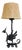 Arts and Crafts Table Lamp in Wrought Iron by Umberto Bellotto, 1910 For Sale