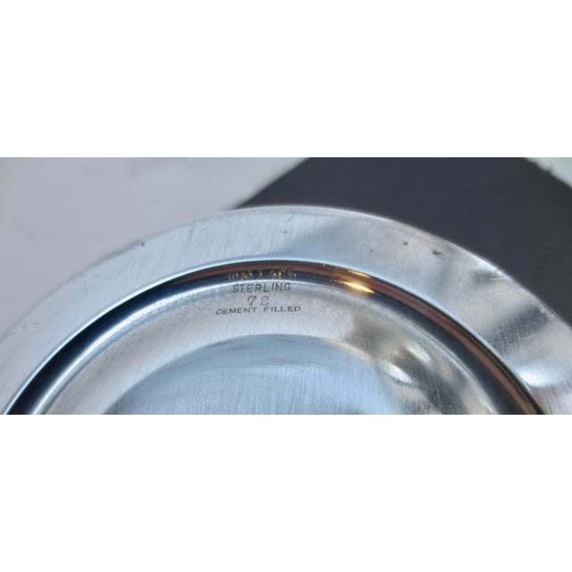 Wallace Silversmiths Sterling Silver Wallace Compote Stands-Pair of 2---- 24 DWT For Sale - Image 4 of 7