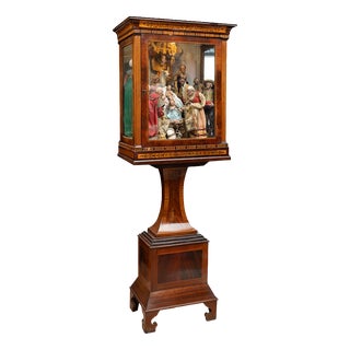 Antique 19th Century Neapolitan Scarabattola with Nativity Scene from Smith For Sale