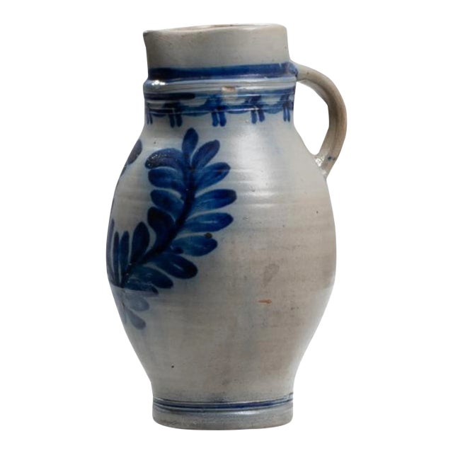 1900s Belgian Ceramic Jug For Sale