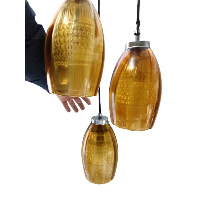 Danish Cascade Ceiling Lamp For Sale - Image 6 of 8