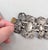 Silver Vintage 1972 Signed Napier Silvertone Coat of Arms Griffin & Sea Serpent Panel Bracelet For Sale - Image 8 of 10