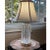 Vintage Waterford Sheila Crystal Table Lamp | 20" Tall | Polished Brass Base For Sale - Image 10 of 11
