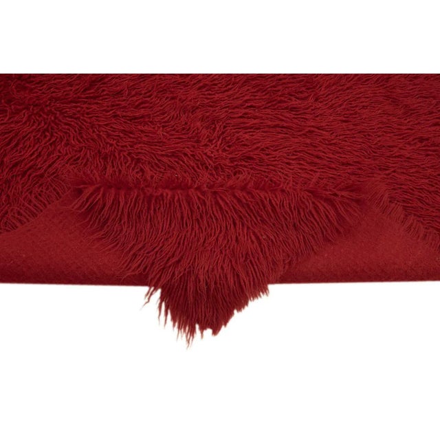 Vintage Tulu Rug in Cotton & Wool For Sale - Image 6 of 7