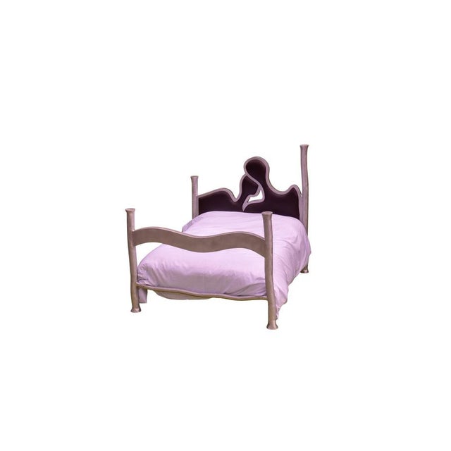 Aluminium Sculptural Bed by Six Dots Design For Sale - Image 9 of 9