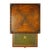 Wood Theodore Alexander Side Table With Storage Tooled Leather Tray Drawer For Sale - Image 7 of 10