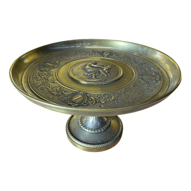 Bronze Cup on Pedestal For Sale