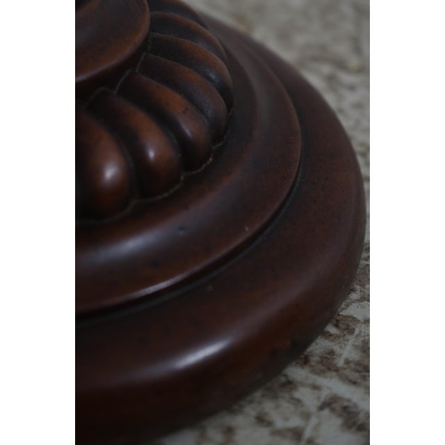 Maitland Smith Double Hand Mahogany Quilt Rack For Sale - Image 9 of 15