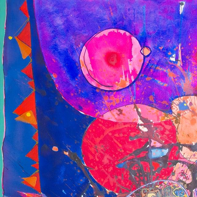 Abstract Sophia Series: Word Unsaid - Fran Bull, C. 1990s For Sale - Image 3 of 9