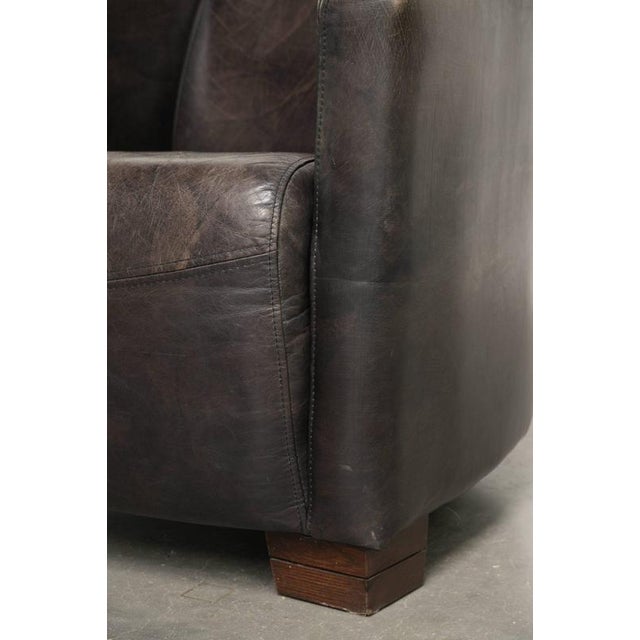 Vintage Club Chairs in Cowhide Leather, Set of 2 For Sale - Image 14 of 15