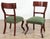 1930s 1930s 8 Regency Style English Mahogany Cloven Hoof Footed Dining Chairs For Sale - Image 5 of 10
