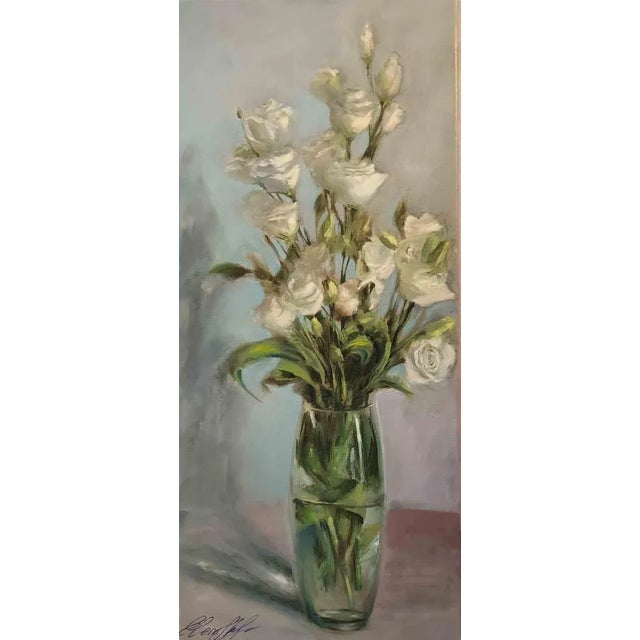Oil painting on canvas by Elena Mardashova, 60x25 cm. Realized In 2020. Excellent condition. This piece is attributed to...