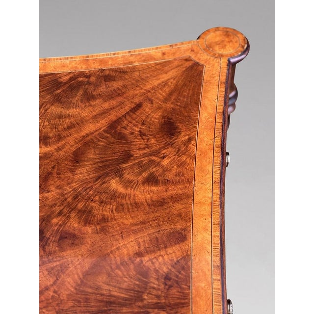 Wood Walnut Inlaid Coffee Table from Brights of Nettlebed, 1980s For Sale - Image 7 of 10