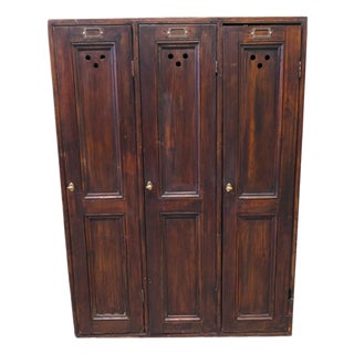 Pine Sports Locker, 1930s For Sale