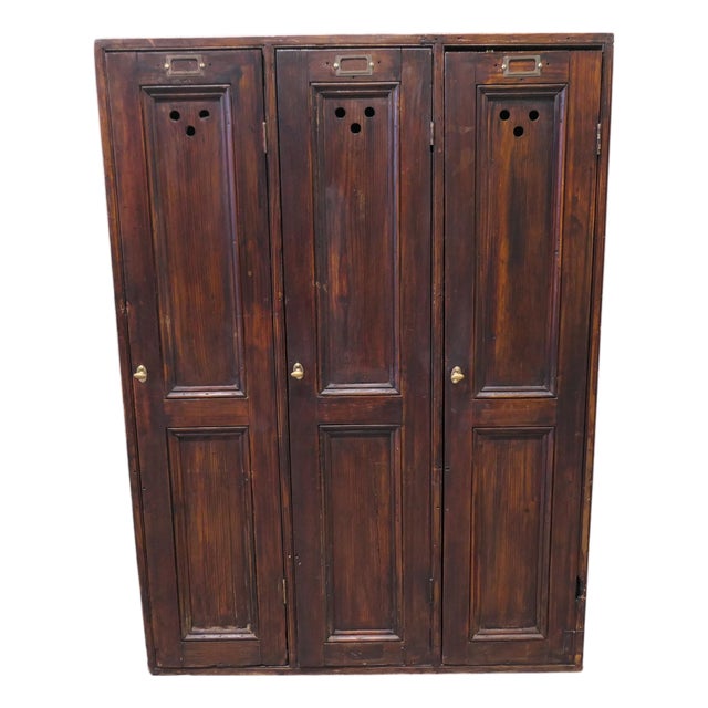 Pine Sports Locker, 1930s For Sale