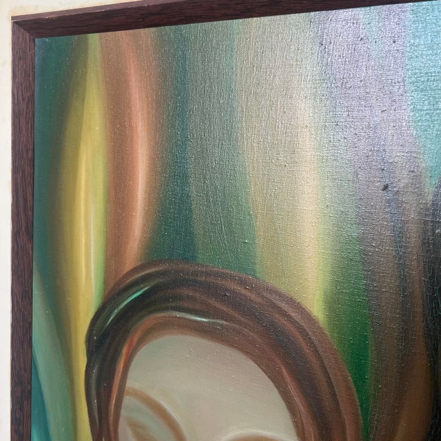 Original Elise Friederike Abstract Oil Painting “Bruxas” (1979) For Sale - Image 4 of 10