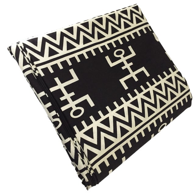 African Black White Kente Cloth Cotton Fabric 12 Yards Chairish