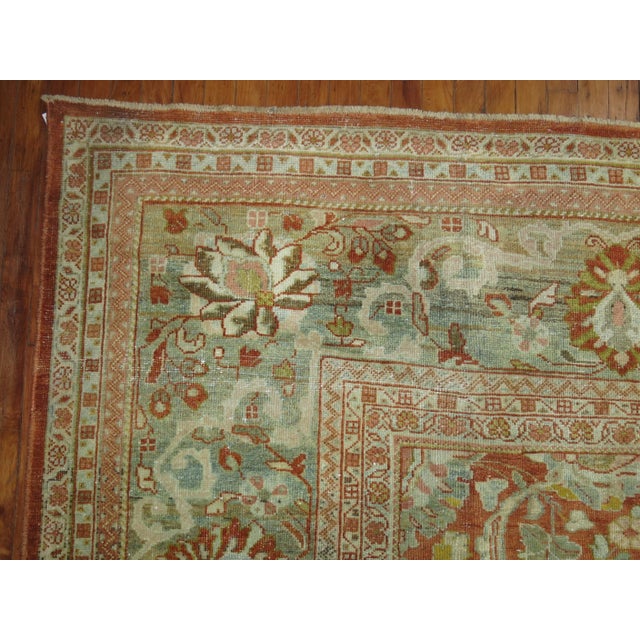 high decorative Persian Mahal Sultanabad Oversize Rug from the early 20th century Measures: 10'8'' x 16'10'' Woven in a...