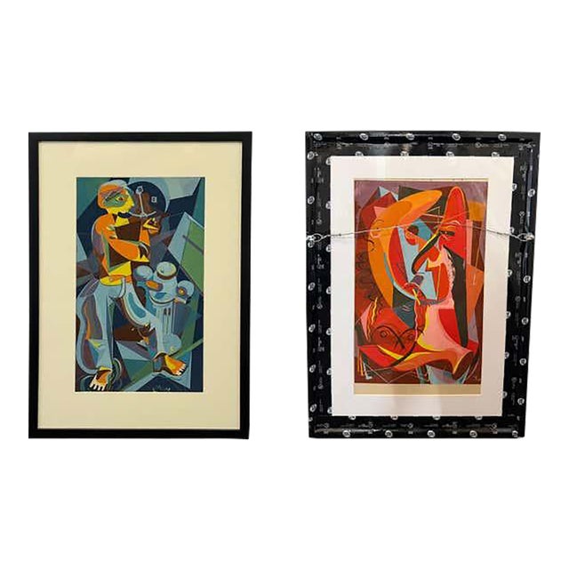 Reversible Cubist and Modernist Abstract by James Houston McConnell For Sale