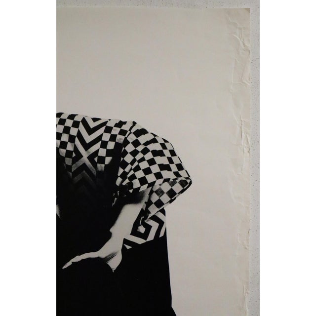 Mid-Century Modern 1960's Finnish Fashion Poster - Marimekko (Annika Rimala, Seated) For Sale - Image 3 of 6