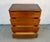 Brown Mid 20th Century Modern Four Drawer Walnut Highboy Dresser For Sale - Image 8 of 14
