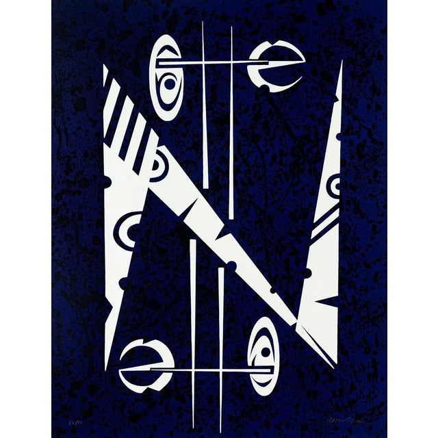 Letter N - Original Lithograph by Raphael Alberti - 1972 1972 For Sale