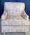 Lounge Chair by Hickory Craft Chair With Orange and Creme Color Damask Fabric For Sale - Image 13 of 14