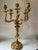 Early 20th Century French Gilt Brass Louis XV Style 5 Light Candelabra For Sale - Image 4 of 12