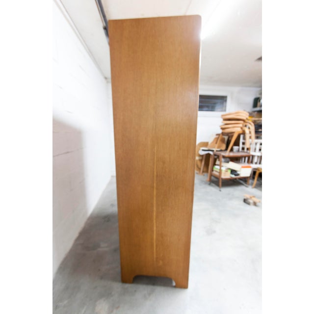 Vintage Oak Wardrobe with Veneered Wood, 1950s For Sale - Image 6 of 18