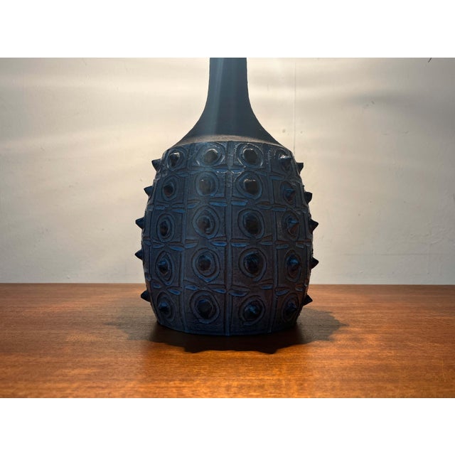 Mid-Century Modern Danish Studio Pottery Table Lamp from Jette Hellerøe, 1960s For Sale - Image 13 of 18