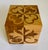 Here is a lovely lidded wood box, that features designs with inlay wood in a blonde and walnut wood species/finish. The...