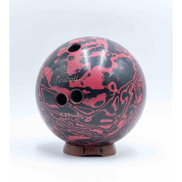 Vintage Brunswick Fireball Bowling Ball. Market "Vittorio Pollari". Very good condition Up to 250V (Europe/UK...