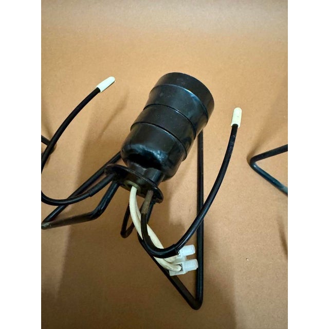 Wall Lights by Louis Kalff for Philips, 1950s, Set of 3 For Sale - Image 7 of 9