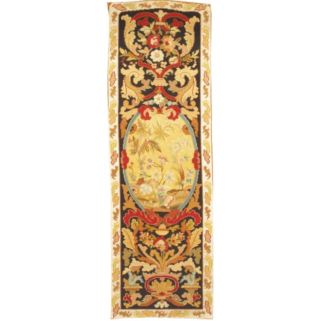 Set of five 19th Century Needlepoint Panels 1' 3 x 3'10. A set of five French hand woven needlepoint panels Circa 1880.
