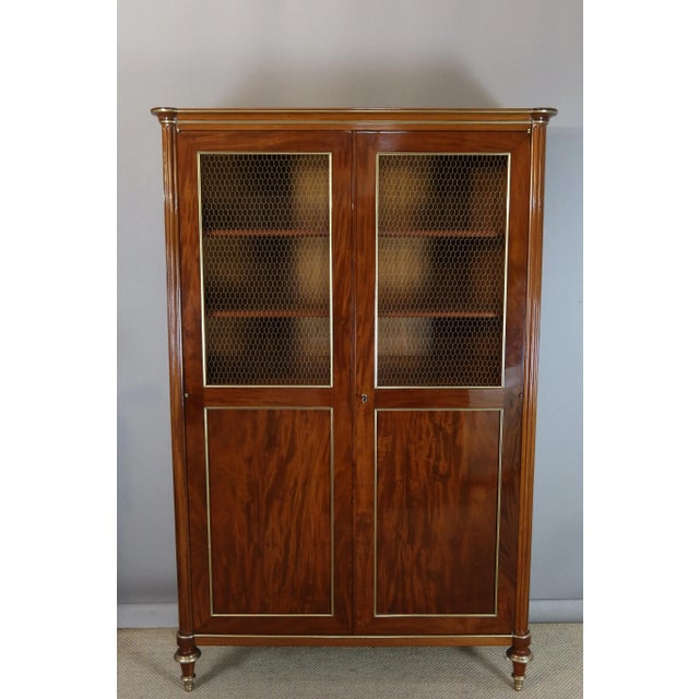 Louis XVI Mahogany Bookcase For Sale - Image 10 of 15