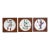 1950s Piero Fornasetti Maschere Italian Plates, Set of Three For Sale