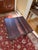 Late 20th Century Late 20th Century Rustic Dark Wooden Side Table With Spanish Style Metal Corner Brackets For Sale - Image 5 of 7