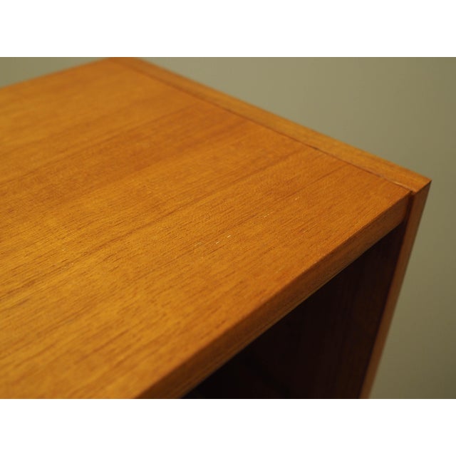 Orange Danish Teak Bookcase, 1970s For Sale - Image 8 of 14