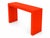 Mid-Century Modern Mid Century Modern Parsons Style Console Corvette Red For Sale - Image 3 of 4