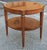 Traditional Late 20th Century Regency Style Banded Mahogany Two-Tier Side Table For Sale - Image 3 of 10