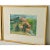 French Pair of Vintage Watercolor Paintings in Gilt Frames For Sale In Baton Rouge - Image 6 of 8