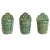 Vintage Emerald Ceramic Chinese Wall Vase For Sale - Image 4 of 5