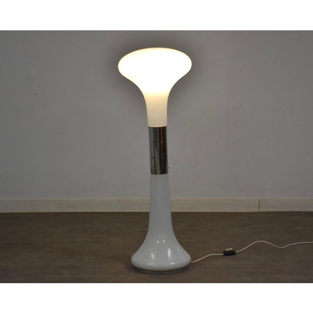 Carlo Nason 1960s Italian Carlo Nason Mazzega Floor Lamp, Unmarked For Sale - Image 4 of 9