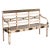 Dimensions: Bench: 63” wide X 20” deep X 40” high Chairs: 22” wide X 24” deep X 40” high Features: • A rare and only one...