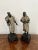 Brown Victorian Spelter Figures, 1860s, Set of 2 For Sale - Image 8 of 8