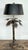 This commanding vintage table lamp captures the lush essence of the Tropics through the lens of high-end Hollywood Regency...