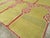 Chartreuse Galerie Shabab Collection Mid-20th Century Turkish Anatolian Square Carpet For Sale - Image 8 of 10