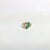 Marquise Emerald & Diamond Ring .33cttw 14k Yellow Gold, Size 4 For Sale - Image 4 of 5