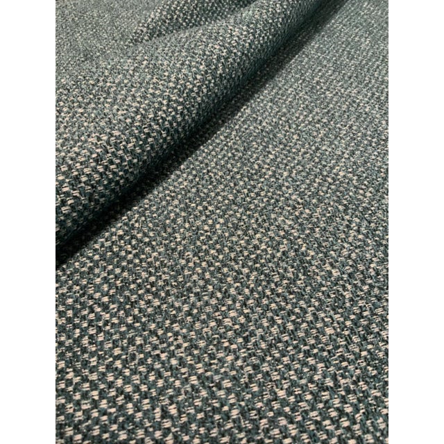 Modern Clarke & Clarke: Filum - Teal F1421/05.cac Woven. Designer Fabric - 7 Yards For Sale - Image 3 of 3