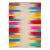 Modern Kilim Flatweave Multicolor Abstract Handmade Wool Rug For Sale
